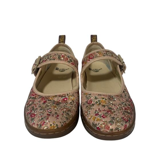 DR. MARTENS Floral Carnaby Pink Rose Meadow Mary Jane Shoe | 7 - Picture 2 of 7